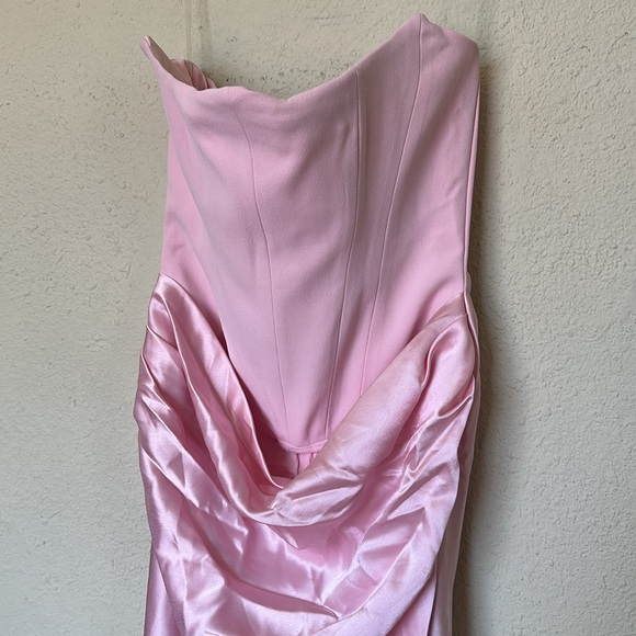 HOUSE OF CB S D-DD 'Persephone' Rose Shadow Strapless Corset Maxi NWOT - Picture 6 of 16